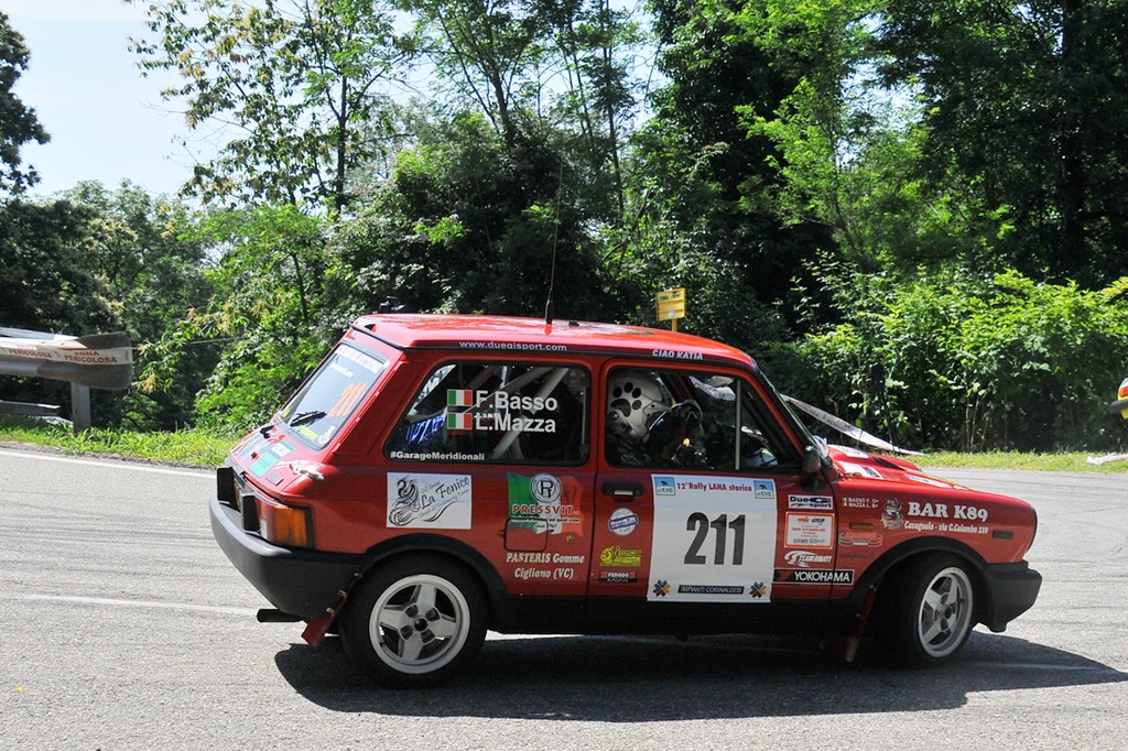 Il Trofeo A112 Abarth Torna al Rally Lana Storico