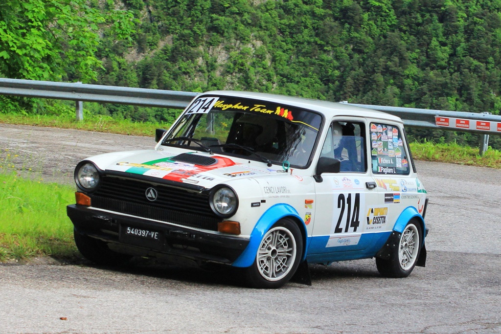 Trofeo A112 Abarth: Fichera Vince il Valsugana Historic Rally.