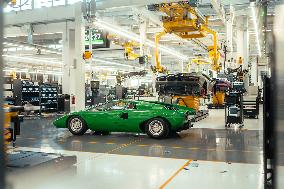 Lamborghini Countach: 50 anni di innovazione e successo.